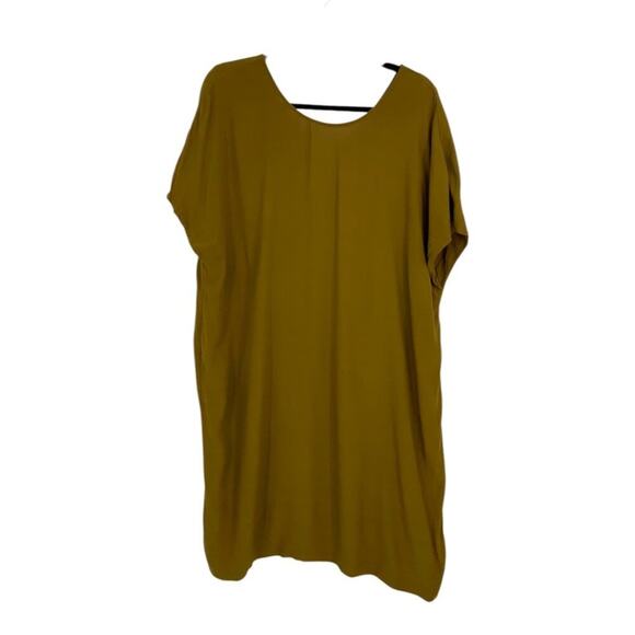 Madewell Downtown Tie-Back Dress Weathered Olive Size Large $118 MSRP - Picture 3 of 9